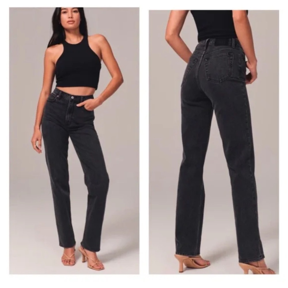 Abercrombie Black Women's Jeans 90s straight 26R